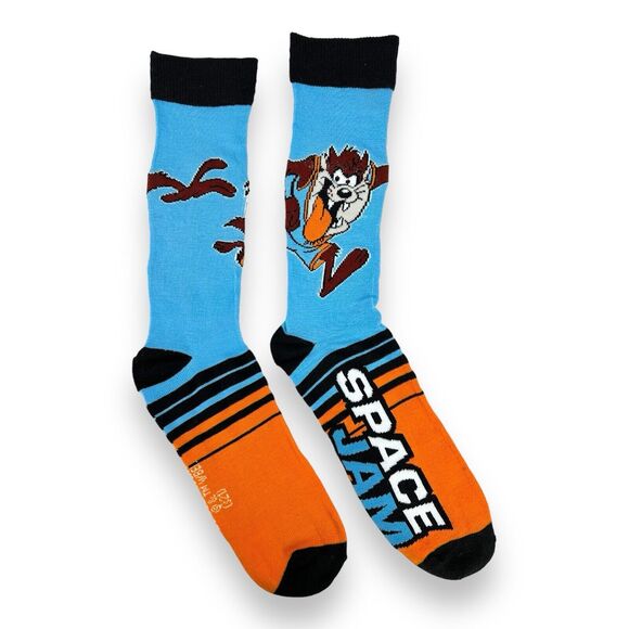 OFFICIAL Space Jam Crew Socks ADULT SHOE SIZE 6-12 Bugs Bunny & Taz Looney Tunes - Picture 6 of 15